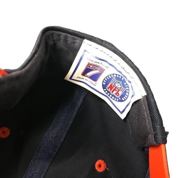 Logo 7 Denver Broncos Blue Orange NFL Football Snapback Hat Cap - Picture 6 of 6
